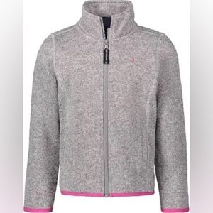 Nautica Girls' Full-Zip Fleece Jacket,Lightweight & Wind Resistant Size 8/10